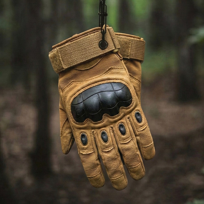 풀바잉 전술 장갑 오토바이 등산 캠핑, 1개, 베이지