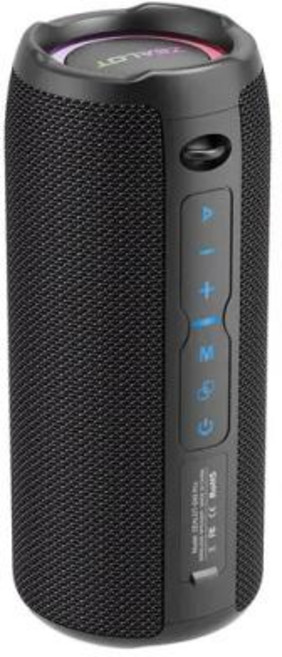 ZEALOT S49PRO 휴대용 블루투스 20W IPX6 강력한 사운드 베이스 듀얼 트루 와이어리스 스피커, 1) Black, 없음