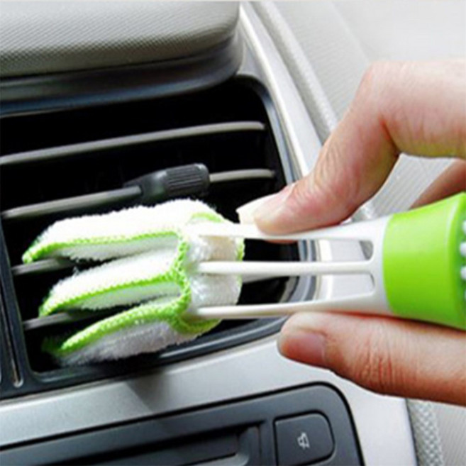 업위드 차량 송풍구 청소 브러쉬 틈새브러쉬 차량내부먼지털이 틈새브러시