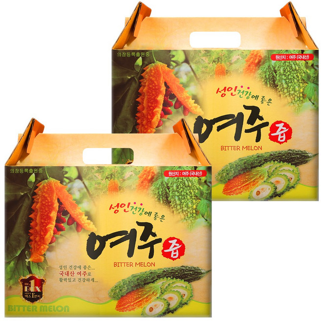 건강중심 여주즙, 120개, 100ml