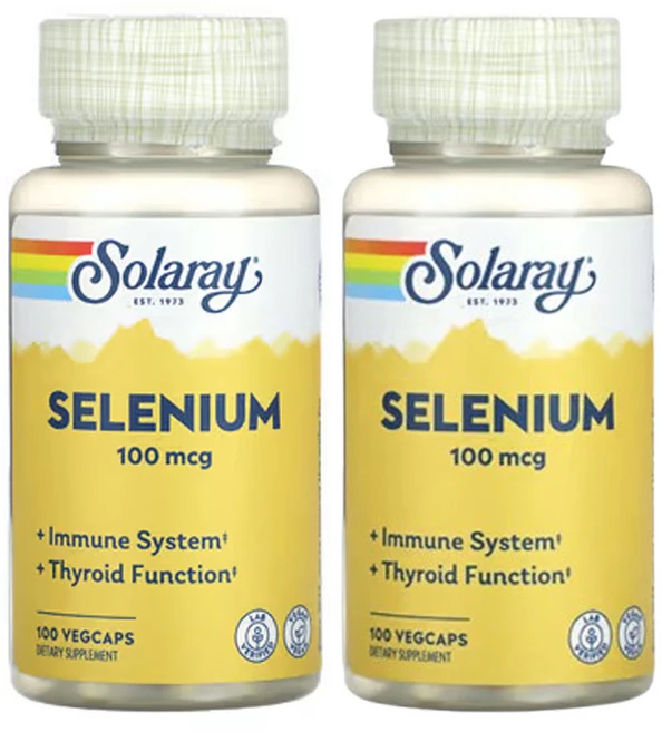 Solaray 셀레늄 100mcg Selenium, 2개, 100정 - 쿠팡