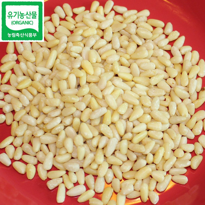 [MD추천] 유기농인증 국산잣 유기농잣, 백잣, 1개, 300g