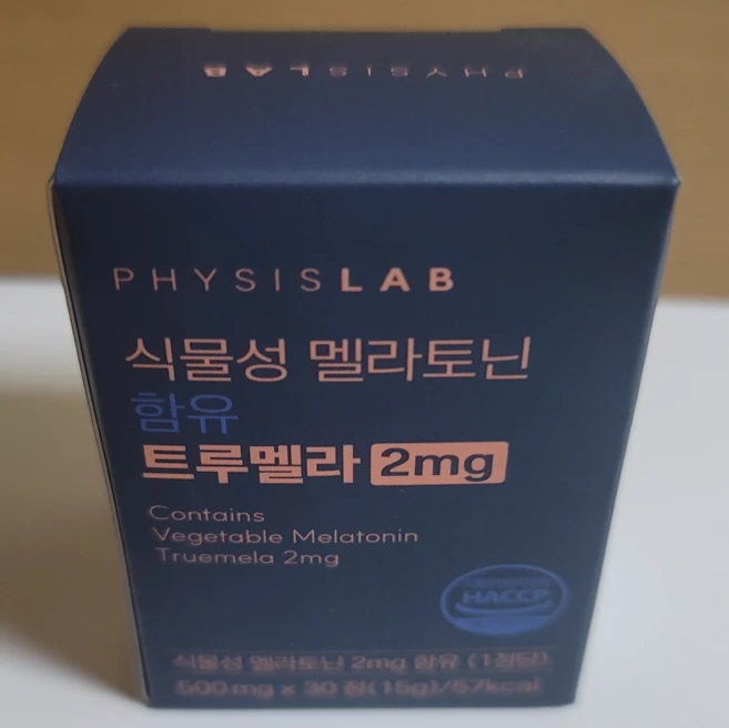 트루멜라 멜라토닌 함유 피지스랩 식물성 2mg 30정, 1박스 - 쿠팡