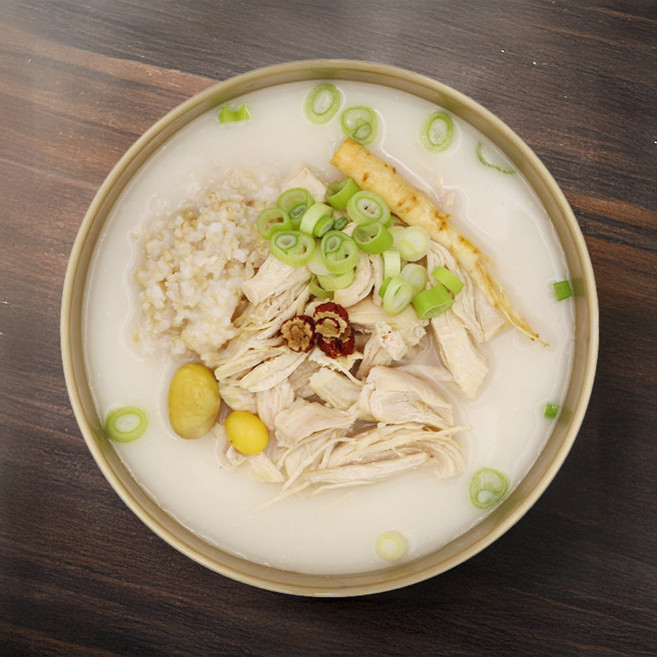 뼈가없는 순살 닭가슴살 삼계곰탕, 600g, 5개