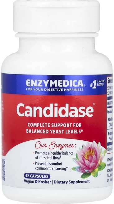 Enzymedica 캔디다스 42 캡슐, 1개, 42개 - 쿠팡