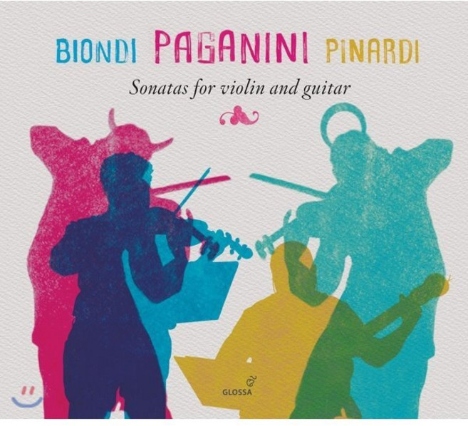 [CD] Fabio Biondi / Giangiacomo Pinardi 파가니니: 바이올린과 기타를 위한 소나타 작품집 (Paganini: Sonatas f...