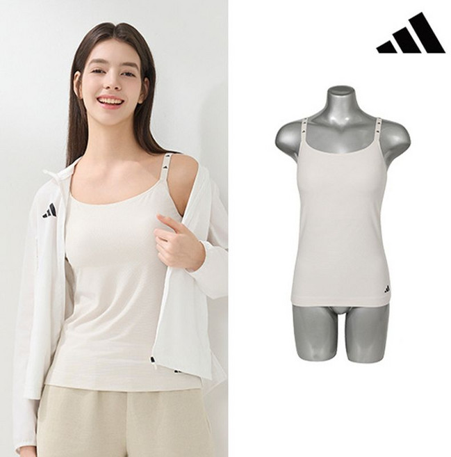 아디다스 클라이마쿨 피케메쉬 브라탑 끈형