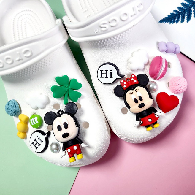 입체 생쥐 16종세트 신발악세사리