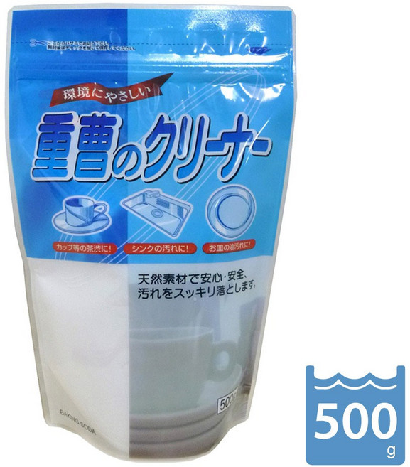 日本火箭石鹼 萬用小蘇打粉 清潔劑 500g, 1個