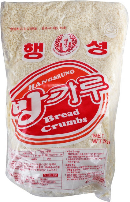 행성식품 (냉동) 빵가루 고운(젖은), 1개, 2kg