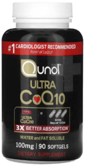 퀴놀 울트라 코엔자임큐텐 CoQ10 100mg+비타민E 90 소프트젤 (3개월분), 1개, 90정 - 쿠팡