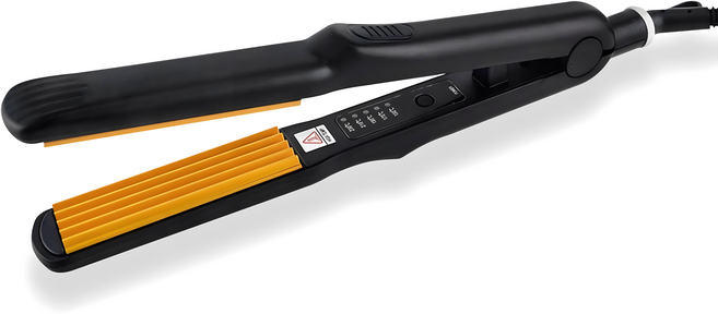 DREAM TREND JF-555 霧面黑陶瓷玉米鬚夾 蓬鬆髮根 五段控溫 360度旋轉電線, F