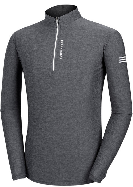 [이지바이] 남성 긴팔 집업 티셔츠_스판 작업복 등산 아웃도어 집업티