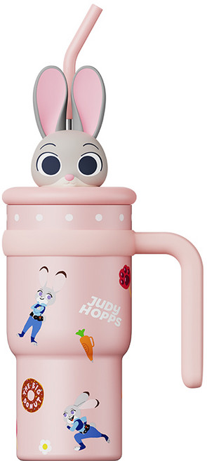크로스 보더 디즈니 주토피아 텀블러 700밀리리터, 1개, 700ml, 700ml 주디 홉스
