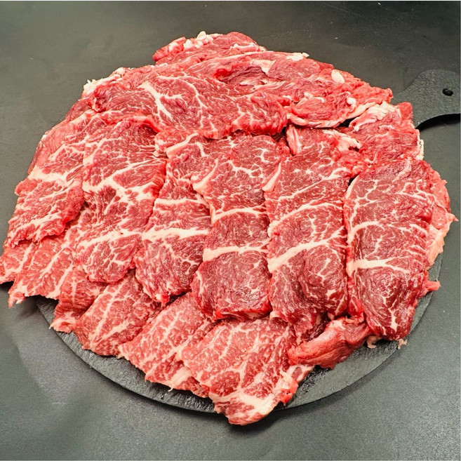 1++ 투뿔 한우 구이 보섭살 + 삼각살 + 꾸리살 + 대접살 + 차돌양지 + 살치살 세트, 1개, 800g