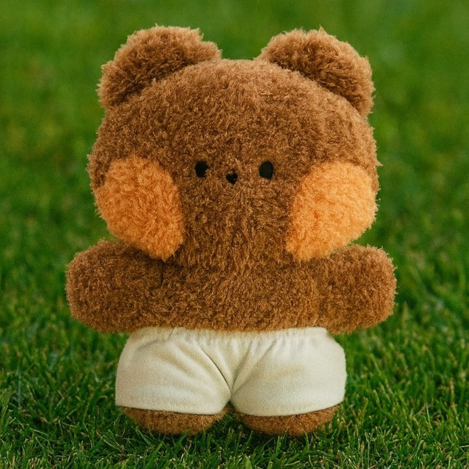 라인프렌즈 미니니 브니니 코스튬 스탠딩 인형, 1개, 브라운, 15cm