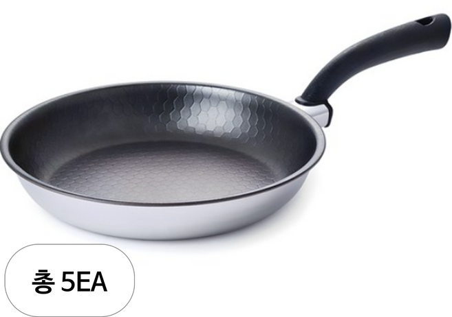 알텐바흐 인덕션 헥사 통5중 스테인레스 프라이팬, 26cm, 5개