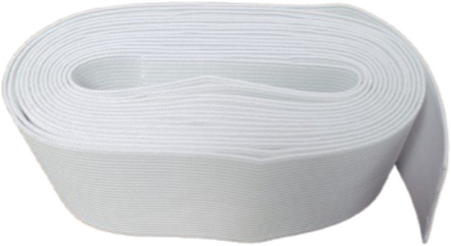 긍정미공방 4마) 허리고무밴드 50mm/ 부드러운 고무줄 / 코메즈밴드, 1개, 화이트