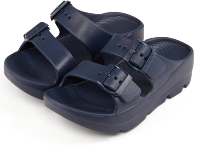 아이더 이월상품 여성 여름 쿠셔닝 버클형덮개 중량:148g (240mm) 여행 레져 캐쥬얼 슬리퍼 슬라이드 DWA24N89 오브제 버클 (N4)