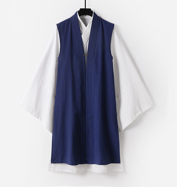 무당복 무술복 남성 태극권복 긴 가운 도복바지 맞춤도복 검도 무술사도복