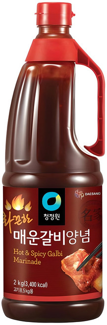 청정원 명가 화끈한 매운갈비 양념, 2kg, 1개