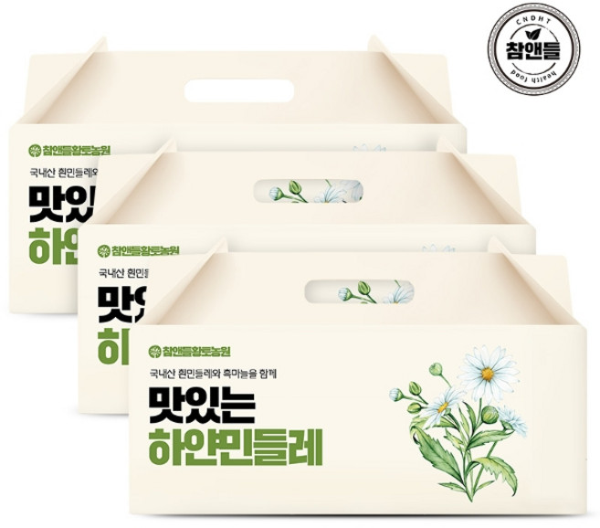 참앤들황토농원 맛있는 하얀 민들레, 2.7L, 3개