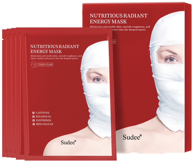 수다이 뉴트리셔스 레이디언트 에너지 마스크 30g 마스크팩, 1개, 5개입