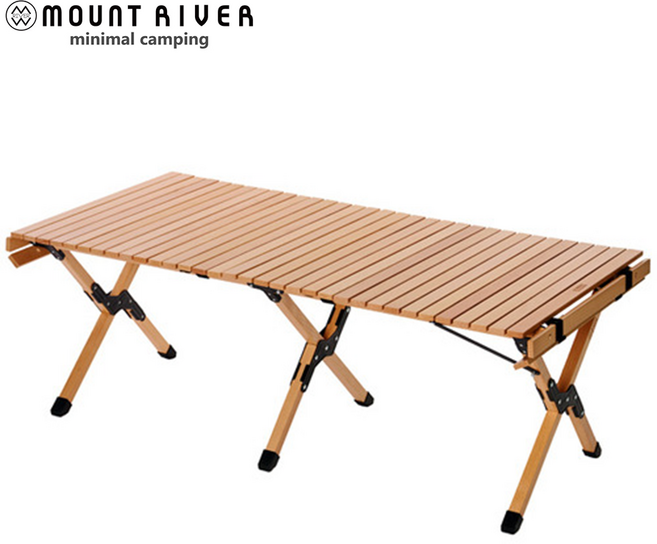 마운트리버 매직 우드롤테이블 감성캠핑