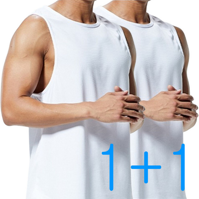 leoq 남자 운동 나시티 머슬 헬스 민소매 쿨 나시