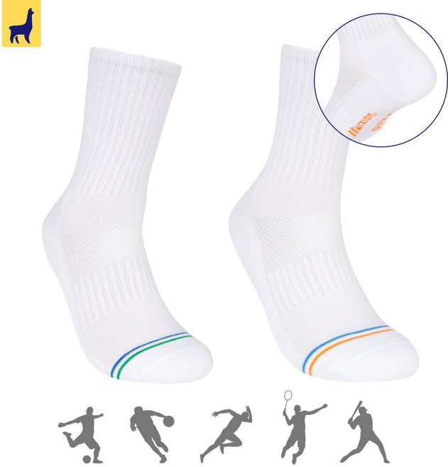 미즈노 쿠션 논슬립양말 축구 풋살 러닝 미끄럼방지 양말 국내매장판, 25-27, 화이트라임