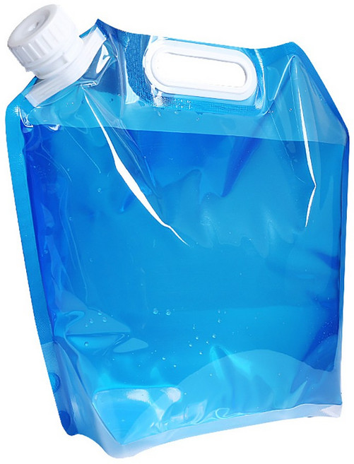 파파가든 접이식 물주머니 워터백 15L(41.5cm x 48cm), 1개, 블루