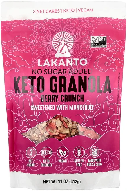 라칸토 케토 그래놀라 베리 크런치 312g(11oz), 1개, 312g - 쿠팡
