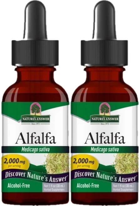 네이처스앤서 고흡수 알팔파 2000mg 액상 액체, 2개, 30ml - 쿠팡