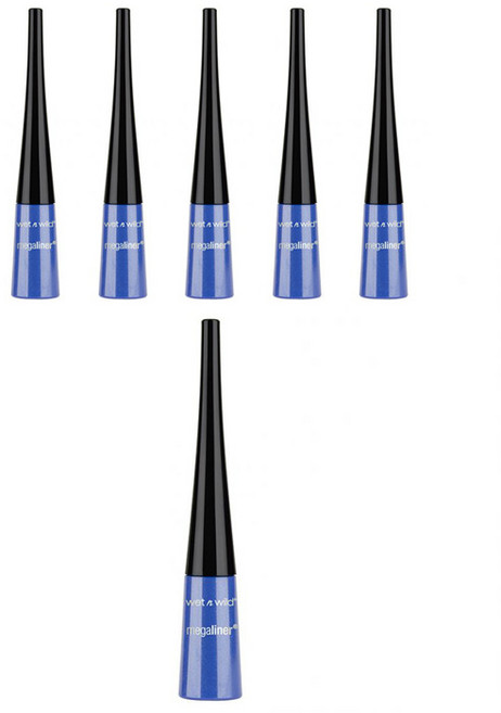 웻앤와일드 메가라이너 리퀴드 아이라이너 3.5ml, Blue, 6개