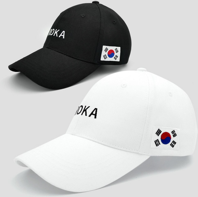 ROKA 로카 태극기 모자 검정