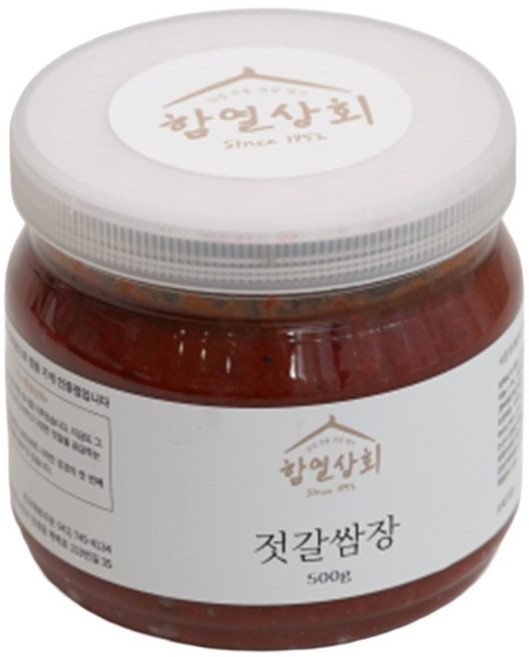 강경 함열상회 국내산 젓갈쌈장(양념장) 갈치속젓 500g 1kg 앙념 젓갈 반찬, 1개