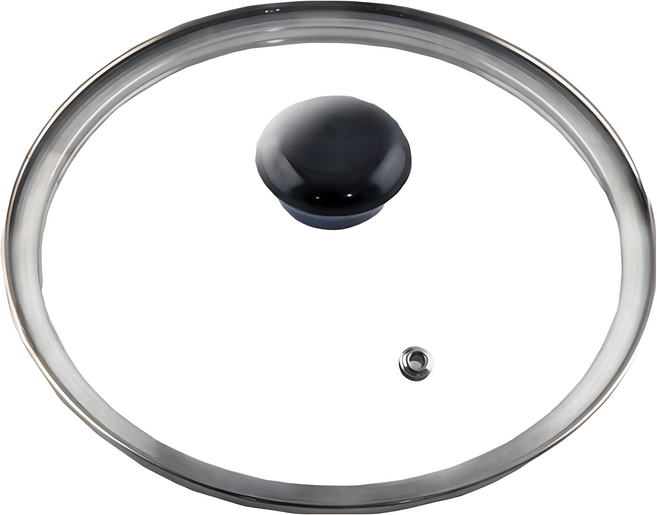 台灣製造強化玻璃萬用鍋蓋18cm 透氣孔設計 鍋具通用, 1個
