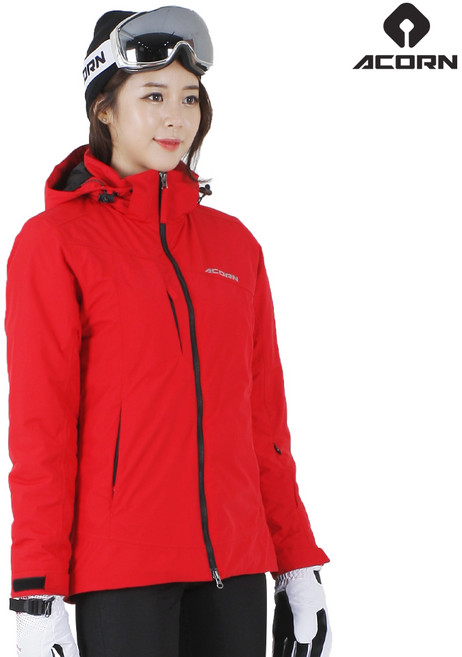 에이콘 골드 스키복 보드복 자켓 레드