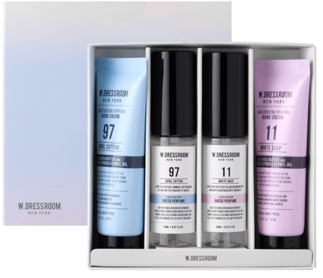 W.DRESSROOM 經典香氛禮盒 SIGNATURE 4 collection SET 30ml*2+20ml*2, 1套