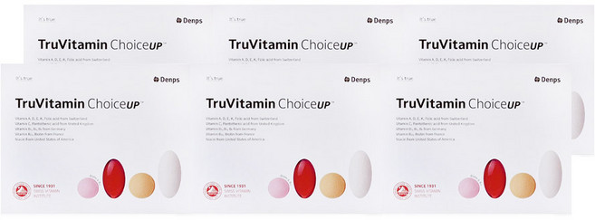 덴프스 트루바이타민 Choice UP 초이스업 1840mg X 30포 6개 / DY, 6박스