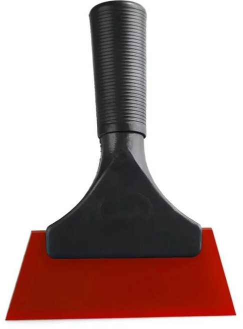 부드러운 실리콘 자동차 창 와이퍼 플라스틱 손잡이 다기능 청소 스크레이퍼 튼튼한 도구 앞유리 신제, 1개