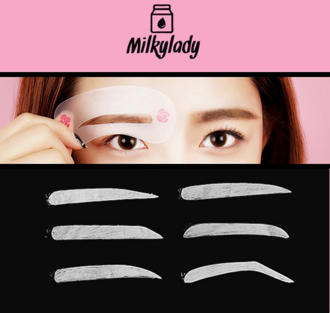 일자 눈썹 가이드 6종, 07.6종세트