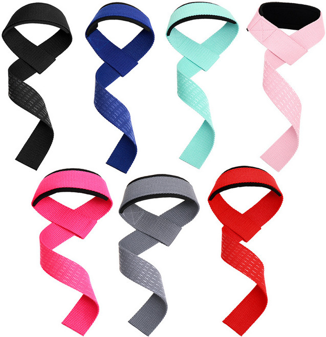 남녀공용 헬스 손목보호 스트랩 풀업밴드 보조밴드 끈형 1쌍, 1개, 블랙