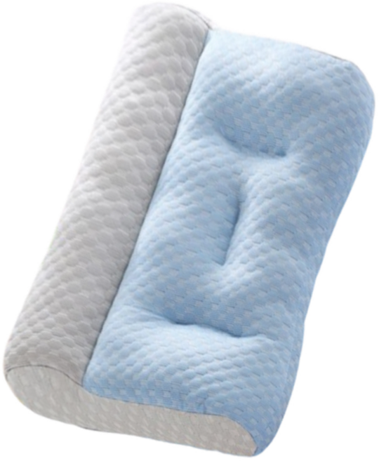 충전 솜 1000g 편안한 메모리 폼 높은 쿨 베개 경추 목베개 베게 경추베개, 1개, 화이트