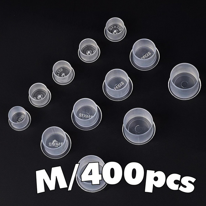 타투 반영구 잉크컵, 중 13mm (400개)