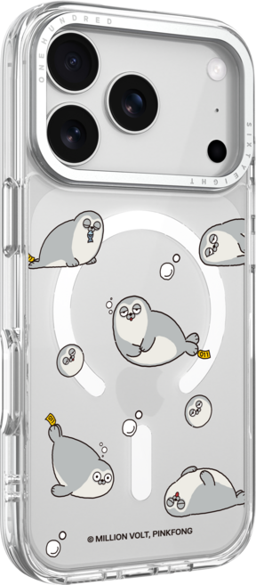 [168cm x 씰룩] 실버 엣지 맥세이프 다크써클범 패턴