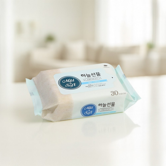 티엔비 하늘선물 미니 물티슈, 10개, 30개입