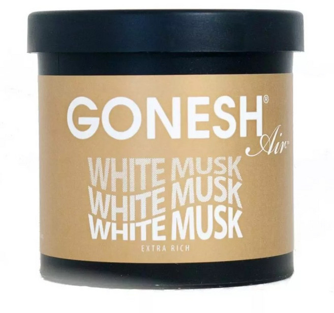 GONESH 空氣香氛 芳香膠 8號 持久清新 除臭香氛, 100g, 1個, 白麝香