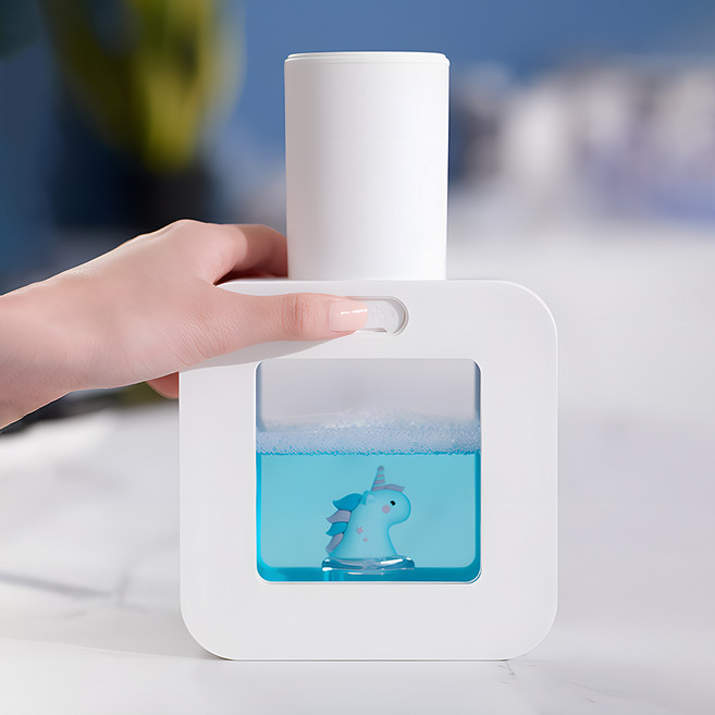 트렌드컨테이너 버블 자동손세정기 거품 디스펜서 자동펌프, 화이트, 1개