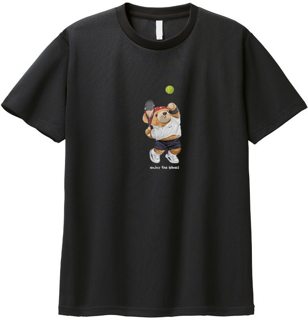 월드페이머스 테니스 곰돌이 기능성 반팔 티셔츠 테디 테니스의류 테니스복 베어 단체티 동호회티 클럽 냉감 쿨론 쿨링 드라이핏